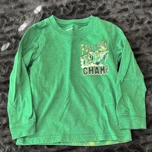 Carter's Green Fast Track Champ Long Sleeve Tee